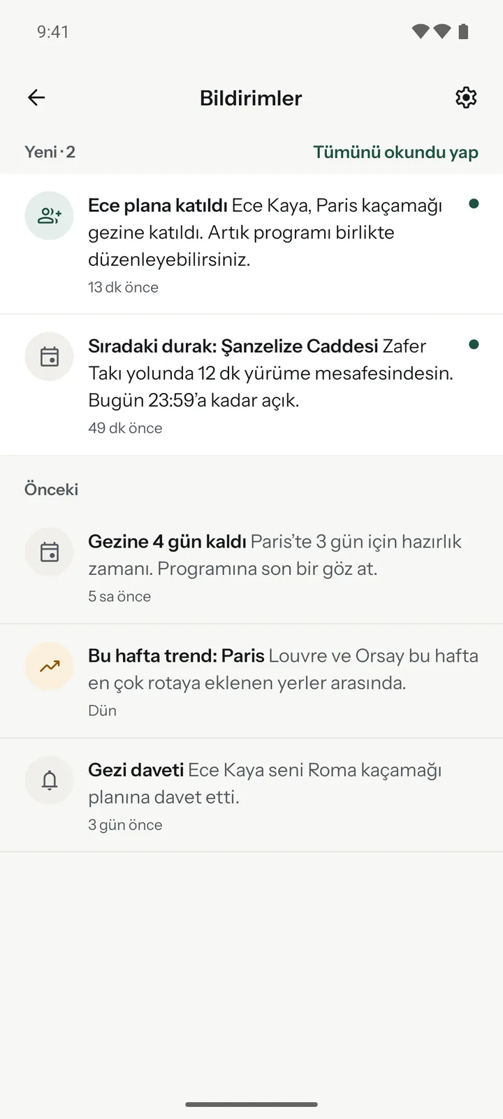 Notifications